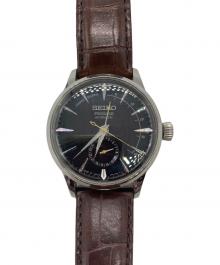 SEIKO（セイコー）の古着「PRESAGE プレザージュ/腕時計」｜ダークバイオレット×ブラック