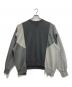 usedig（ユーズディッグ）の古着「Paneled Pullover Sweat/切替スウェット」｜グレー