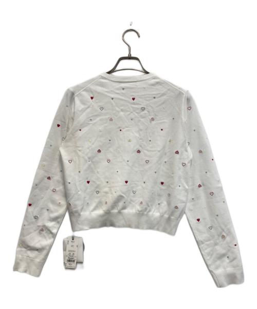 CELFORD（セルフォード）CELFORD (セルフォード) UVカット ハート刺繍ポケットカーディガン ホワイト サイズ:FREE 未使用品の古着・服飾アイテム