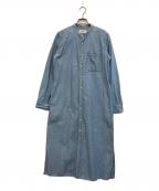 Healthy DENIMヘルシーデニム）の古着「デニムシャツワンピース」｜スカイブルー