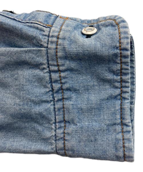 Healthy DENIM（ヘルシーデニム）Healthy denim (ヘルシーデニム) デニムシャツワンピース スカイブルー サイズ:Mの古着・服飾アイテム