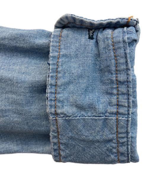 Healthy DENIM（ヘルシーデニム）Healthy denim (ヘルシーデニム) デニムシャツワンピース スカイブルー サイズ:Mの古着・服飾アイテム