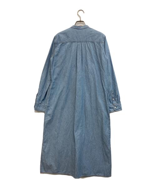 Healthy DENIM（ヘルシーデニム）Healthy denim (ヘルシーデニム) デニムシャツワンピース スカイブルー サイズ:Mの古着・服飾アイテム
