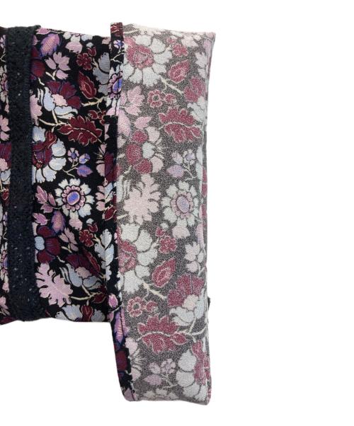 GRACE CONTINENTAL（（グレースコンチネンタル）GRACE CONTINENTAL (（グレースコンチネンタル) 小花パッチレース切替ワンピース ピンク×レッド サイズ:38の古着・服飾アイテム