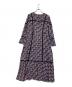 GRACE CONTINENTAL (（グレースコンチネンタル) 小花パッチレース切替ワンピース ピンク×レッド サイズ:38：7000円
