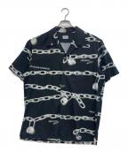 Schottショット）の古着「HAWAIIAN SHT CHAIN /アロハシャツ」｜ブラック