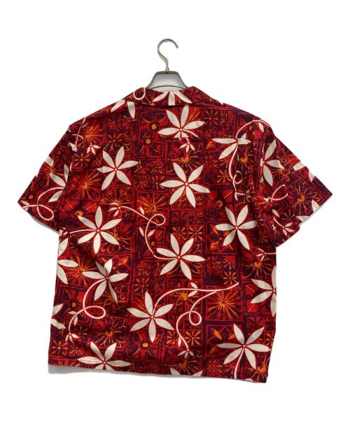Star OF HOLLYWOOD（スターオブハリウッド）STAR OF HOLLYWOOD (スターオブハリウッド) アロハシャツ レッド サイズ:XLの古着・服飾アイテム
