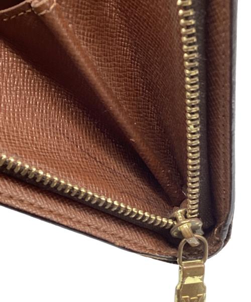 LOUIS VUITTON（ルイ ヴィトン）LOUIS VUITTON (ルイ ヴィトン) モノグラム ポルトモネ・ジップ 長財布 ブラウンの古着・服飾アイテム