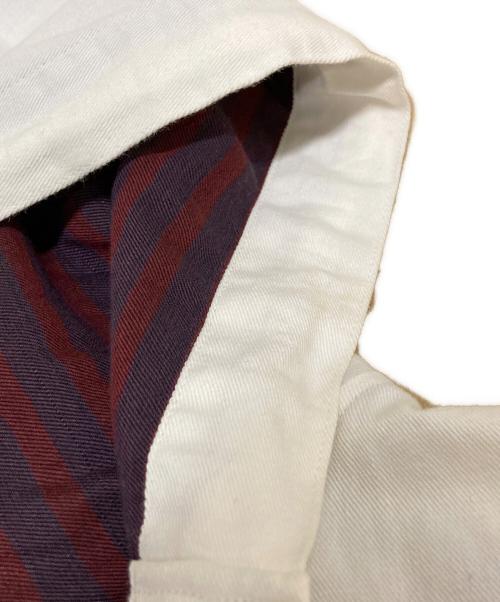 KARL HELMUT（カールヘルム）KARL HELMUT (カールヘルム) ウサギ刺繍フーディーシャツ ホワイト サイズ:Lの古着・服飾アイテム
