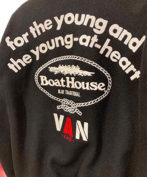 VAN（ヴァン）VAN (ヴァン) BOAT HOUSE (ボート ハウス) ウールワッペンスタジャン ブラック サイズ:3の古着・服飾アイテム
