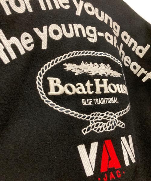 VAN（ヴァン）VAN (ヴァン) BOAT HOUSE (ボート ハウス) ウールワッペンスタジャン ブラック サイズ:3の古着・服飾アイテム