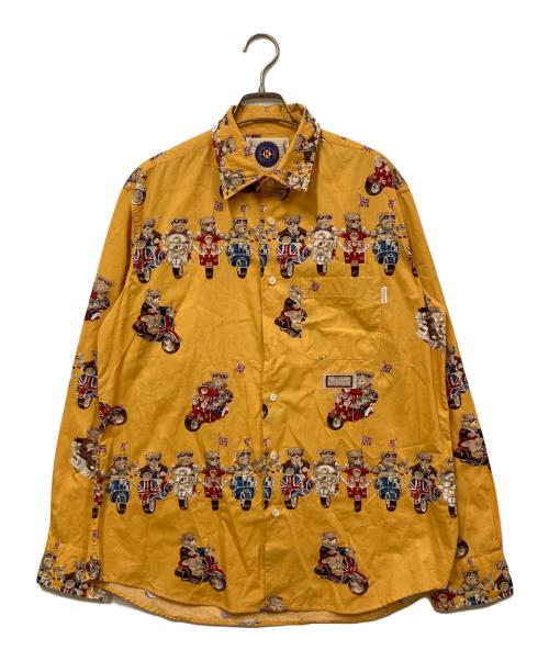 KARL HELMUT（カールヘルム）Karl Helmut (カールヘルム) テディベアシャツ イエロー サイズ:Lの古着・服飾アイテム