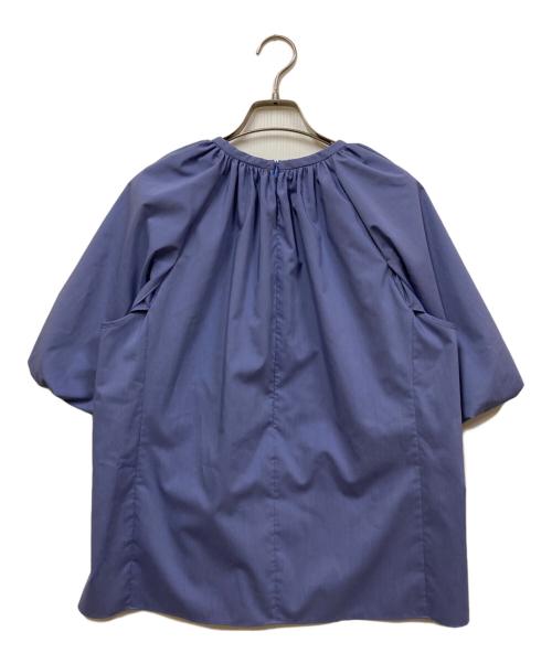 ADORE（アドーア）ADORE (アドーア) S/Sコクーンブラウス ブルー サイズ:38の古着・服飾アイテム