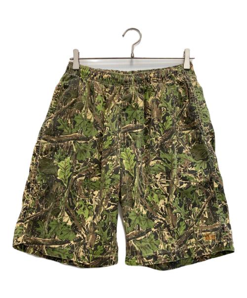 stussy（ステューシー）stussy (ステューシー) 00s リアルツリーカモショートパンツ グリーン×ブラウン サイズ:Mの古着・服飾アイテム