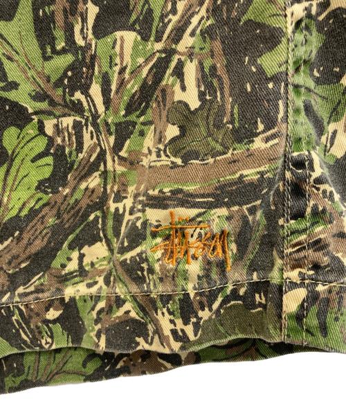 stussy（ステューシー）stussy (ステューシー) 00s リアルツリーカモショートパンツ グリーン×ブラウン サイズ:Mの古着・服飾アイテム