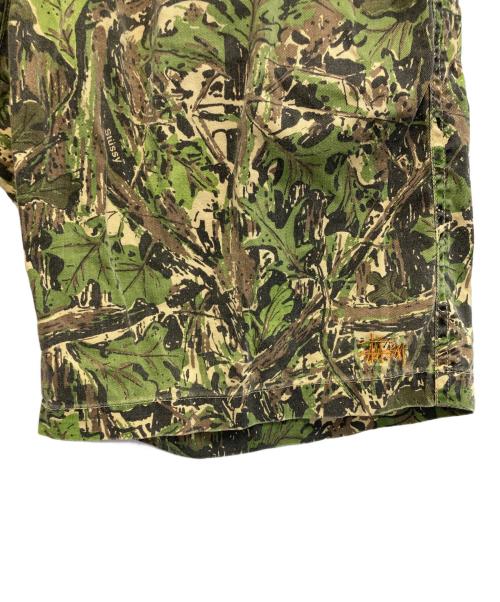 stussy（ステューシー）stussy (ステューシー) 00s リアルツリーカモショートパンツ グリーン×ブラウン サイズ:Mの古着・服飾アイテム