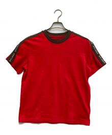 stussy（ステューシー）の古着「切替Tシャツ」｜レッド