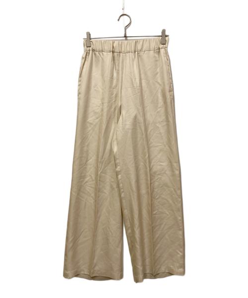 MUSE de Deuxieme Classe（ミューズ ドゥーズィエム クラス）MUSE de Deuxieme Classe (ミューズ ドゥーズィエム クラス) 23SS Silk Looker パンツ アイボリー サイズ:36の古着・服飾アイテム