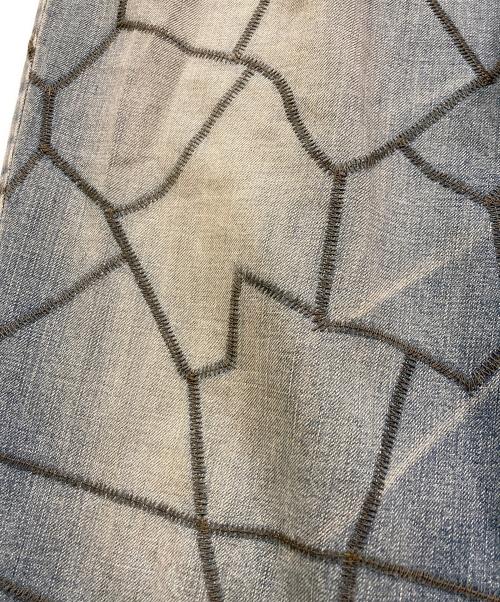 FACETASM（ファセッタズム）FACETASM (ファセッタズム) パッチワークハーフデニムパンツ インディゴ サイズ:Mの古着・服飾アイテム