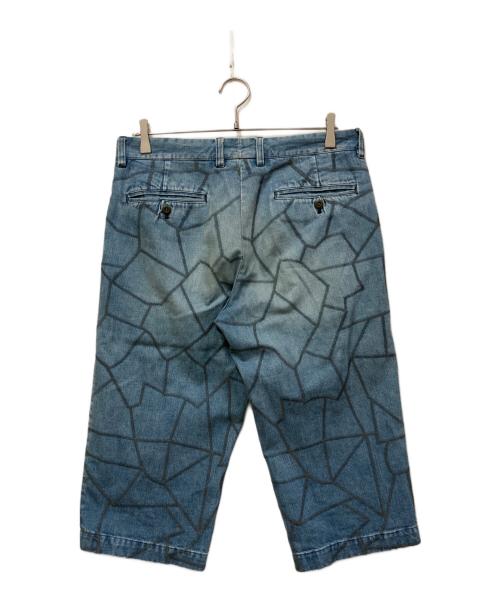 FACETASM（ファセッタズム）FACETASM (ファセッタズム) パッチワークハーフデニムパンツ インディゴ サイズ:Mの古着・服飾アイテム