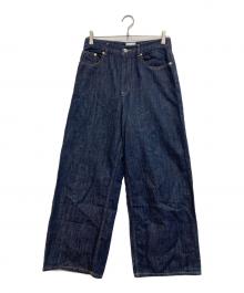 MACKINTOSH PHILOSOPHY（マッキントッシュ フィロソフィー）の古着「コットンリネンワイドデニム」｜インディゴ