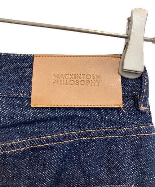 MACKINTOSH PHILOSOPHY（マッキントッシュ フィロソフィー）MACKINTOSH PHILOSOPHY (マッキントッシュ フィロソフィー) コットンリネンワイドデニム インディゴ サイズ:40の古着・服飾アイテム