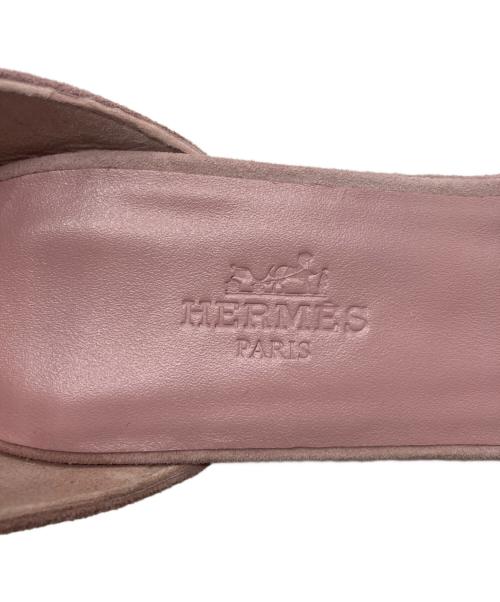 HERMES（エルメス）HERMES (エルメス) エスパドリーユ エルダ ピンク サイズ:38の古着・服飾アイテム