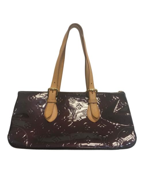 LOUIS VUITTON（ルイ ヴィトン）LOUIS VUITTON (ルイ ヴィトン) ヴェルニ ローズウッド・アヴェニュー ハンドバッグ アマラントの古着・服飾アイテム