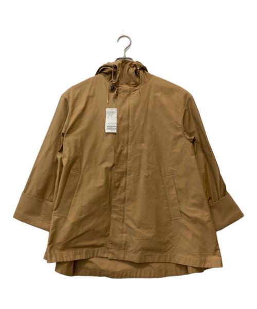 Spick and Span（スピック＆スパン）Spick and Span (スピック＆スパン) テントラインフーディブルゾンジャケット ベージュ サイズ:34の古着・服飾アイテム