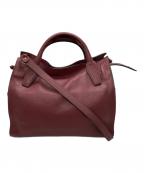GIANNI CHIARINIジャンニ キアリーニ）の古着「2WAYバッグ」｜ワインレッド