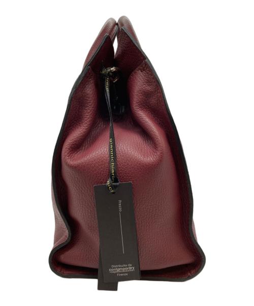 GIANNI CHIARINI（ジャンニ キアリーニ）GIANNI CHIARINI (ジャンニ キアリーニ) 2WAYバッグ ワインレッドの古着・服飾アイテム