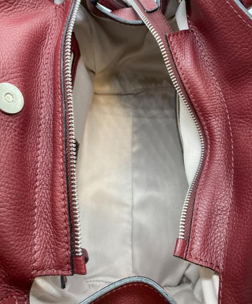 GIANNI CHIARINI（ジャンニ キアリーニ）GIANNI CHIARINI (ジャンニ キアリーニ) 2WAYバッグ ワインレッドの古着・服飾アイテム