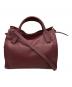 GIANNI CHIARINI（ジャンニ キアリーニ）の古着「2WAYバッグ」｜ワインレッド