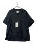 ssstein（シュタイン）の古着「Cupro Twill Oversized Open Collar S/S Shirt」｜ブラック