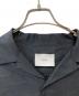 中古・古着 ssstein (シュタイン) Cupro Twill Oversized Open Collar S/S Shirt ブラック サイズ:S：20000円