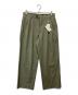 AURALEE（オーラリー）の古着「ULTRA FINE TROPICAL WOOL TWO-TUCK SLACKS」｜オリーブ