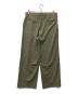 AURALEE (オーラリー) ULTRA FINE TROPICAL WOOL TWO-TUCK SLACKS オリーブ サイズ:4：35000円