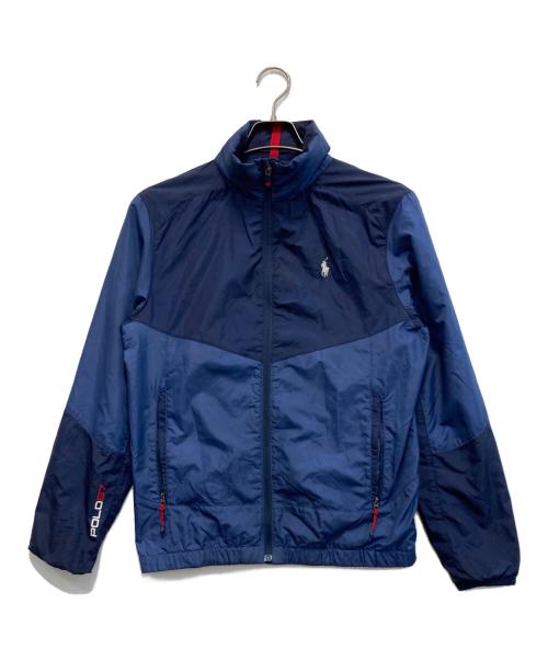 POLO RALPH LAUREN（ポロ・ラルフローレン）POLO RALPH LAUREN (ポロ・ラルフローレン) Water Repellent Ripstop Jacket / ナイロンジャケット ネイビー サイズ:ｘｓの古着・服飾アイテム