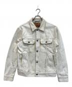DIESELディーゼル）の古着「D-BARCY ペンキ加工 デニムジャケット」｜ホワイト