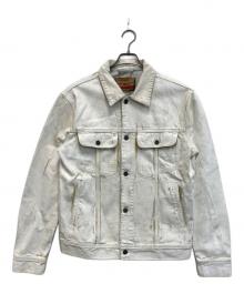 DIESEL（ディーゼル）の古着「D-BARCY ペンキ加工 デニムジャケット」｜ホワイト
