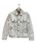 DIESEL（ディーゼル）の古着「D-BARCY ペンキ加工 デニムジャケット」｜ホワイト
