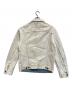 DIESEL (ディーゼル) D-BARCY ペンキ加工 デニムジャケット ホワイト サイズ:M：8000円