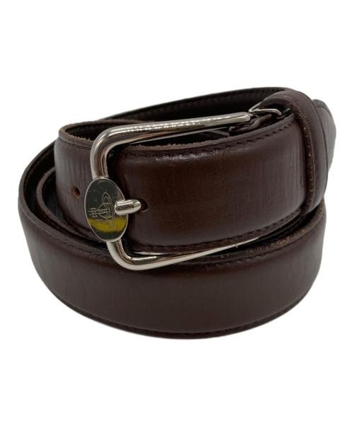 Vivienne Westwood man（ヴィヴィアン ウェストウッド マン）Vivienne Westwood man (ヴィヴィアン ウェストウッド マン) レザーベルト ブラウンの古着・服飾アイテム