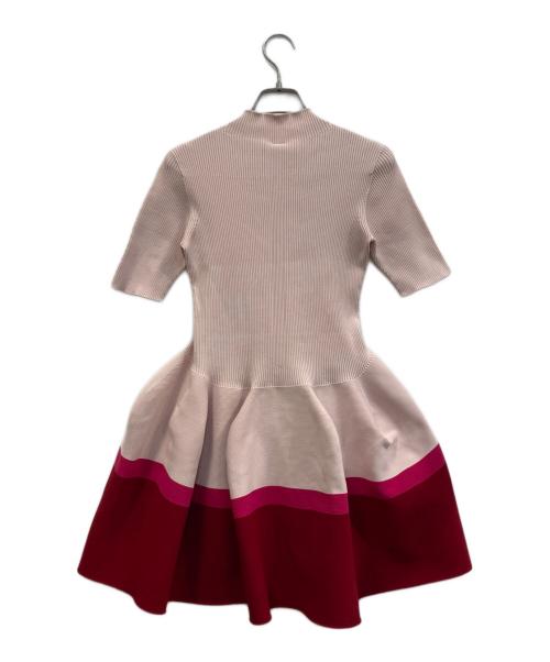 CFCL（シーエフシーエル）CFCL (シーエフシーエル) POTTERY SHORT SLEEVE MINI DRESS ピンク サイズ:1 未使用品の古着・服飾アイテム