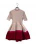 CFCL（シーエフシーエル）の古着「POTTERY SHORT SLEEVE MINI DRESS」｜ピンク