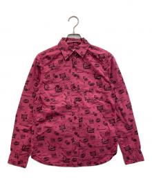 Hysteric Glamour（ヒステリックグラマー）の古着「ヒスガール パターンシャツ」｜パープル