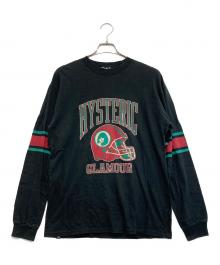 Hysteric Glamour（ヒステリックグラマー）の古着「プリントカットソー」｜ブラック
