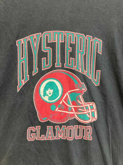Hysteric Glamour（ヒステリックグラマー）Hysteric Glamour (ヒステリックグラマー) プリントカットソー ブラック サイズ:Mの古着・服飾アイテム