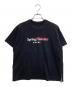 sacai（サカイ）の古着「サイドジップロゴTシャツ」｜ブラック