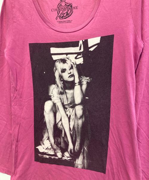 Hysteric Glamour（ヒステリックグラマー）Hysteric Glamour (ヒステリックグラマー) コートニーラブ ロングスリーブカットソー ピンク サイズ:FREEの古着・服飾アイテム